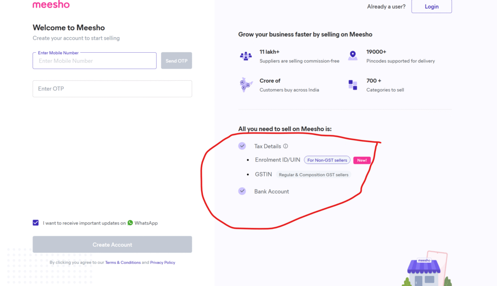 Meesho Par Sale karne ke liye Kya Document Chahiye